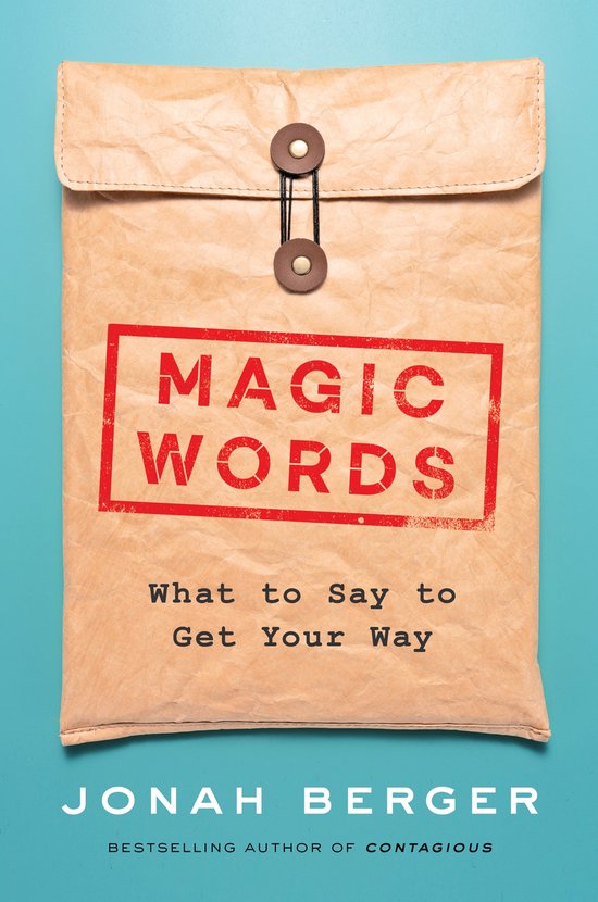 Foto van de cover van het boek Magic Words van Jonah Berger